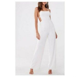 Strappy Halter Jumpsuit - Forever 21